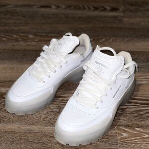 Reebok x Cardi B Classic Leather Sneakers – White